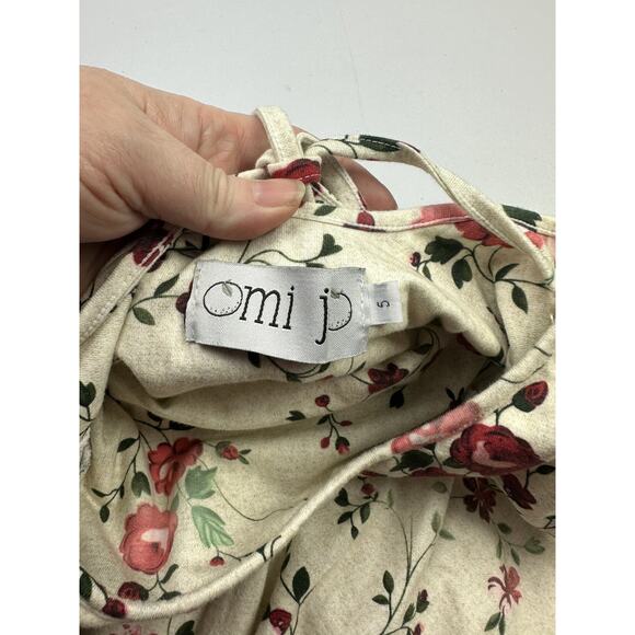 Girls Omi Jo Floral Dress Size 5 - Picture 4 of 5